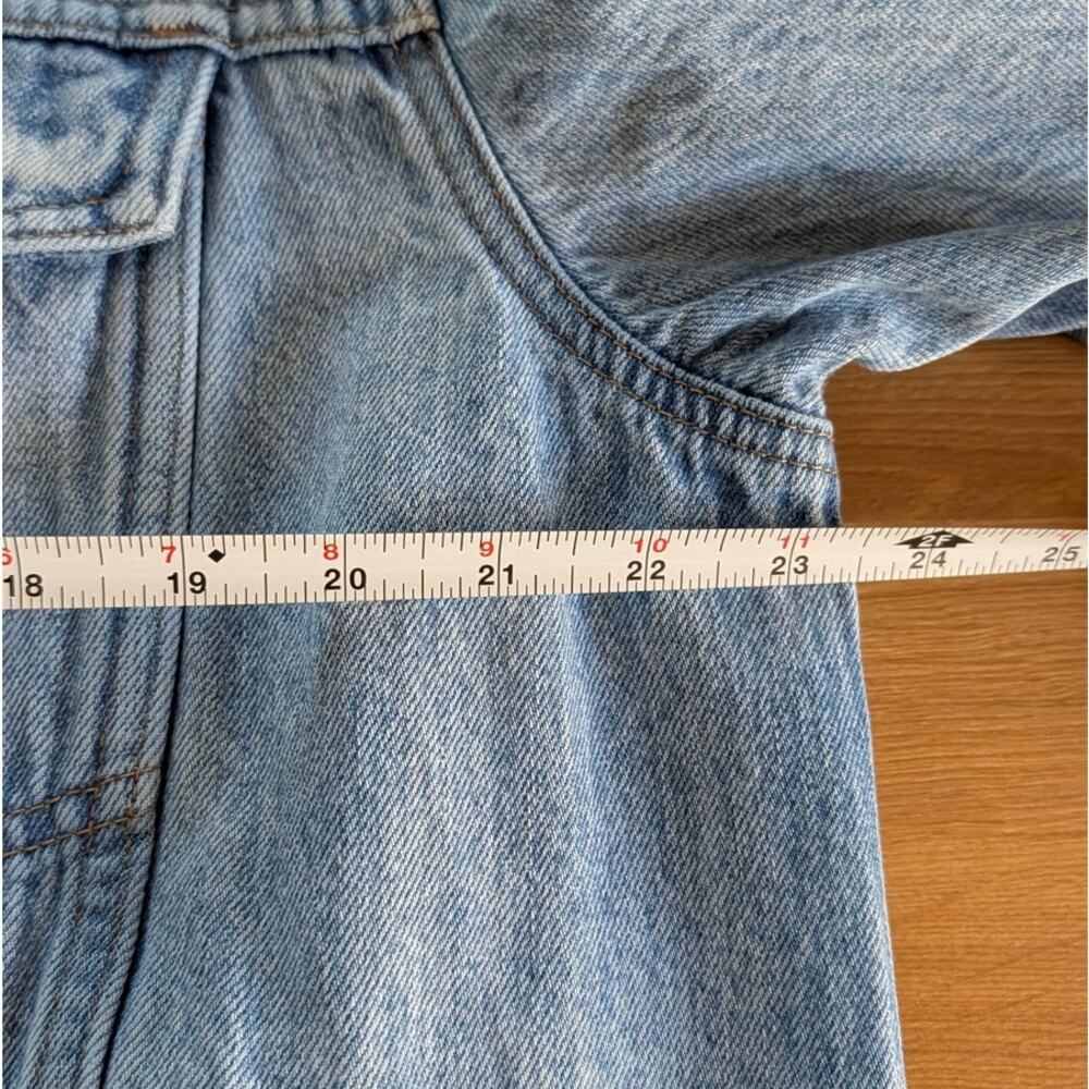 Madewell The Oversized Trucker Jean Jacket in Kelson Wash Womens XL Blue Denim - Picture 8 of 11